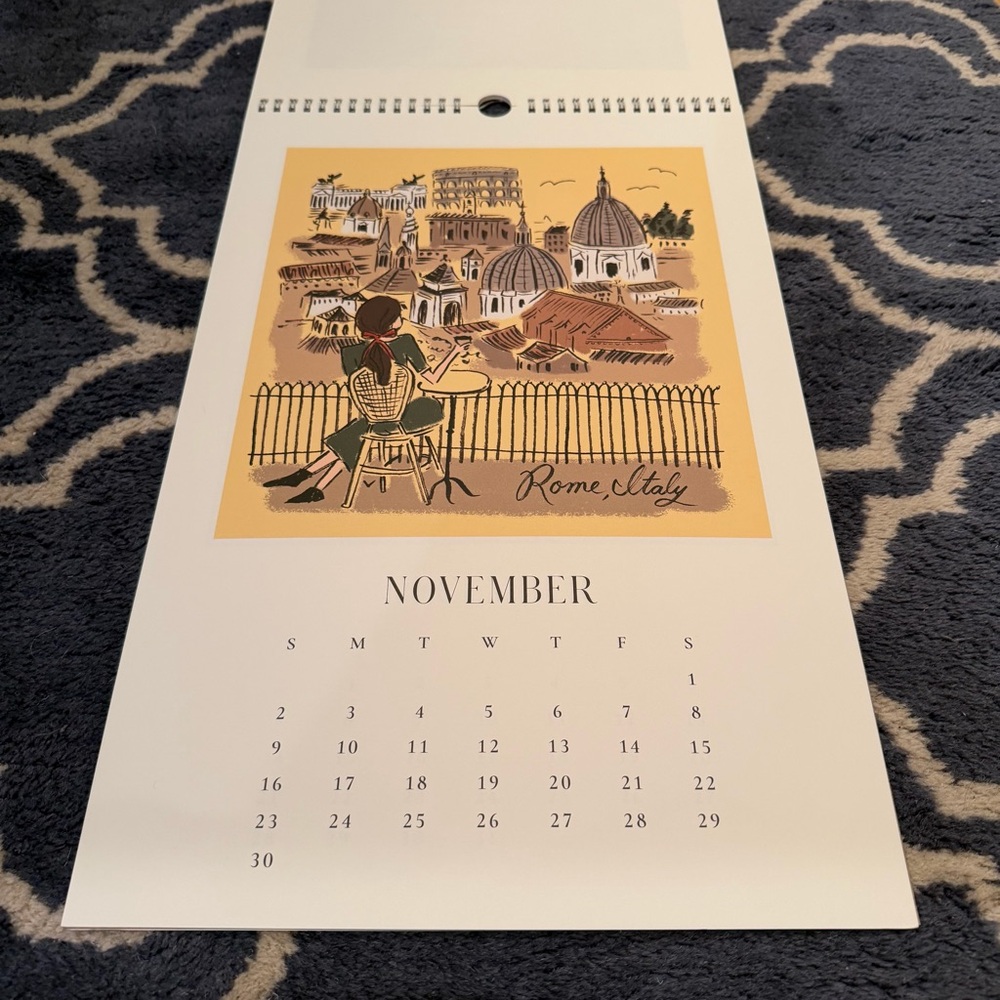 Rifle Paper Co. Travel Sketchbook Calendar - Picture 12 of 13